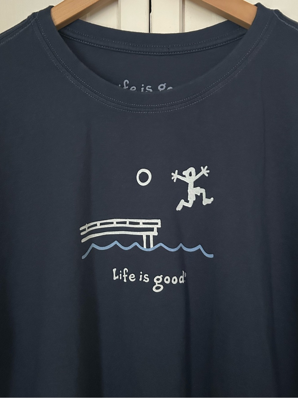 Life Is Good Vintage Men’s Size L Fun Graphic Short Sleeve Crew Neck Tee